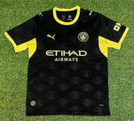 Manchester City 26/27 Black/Yellow Away Jersey