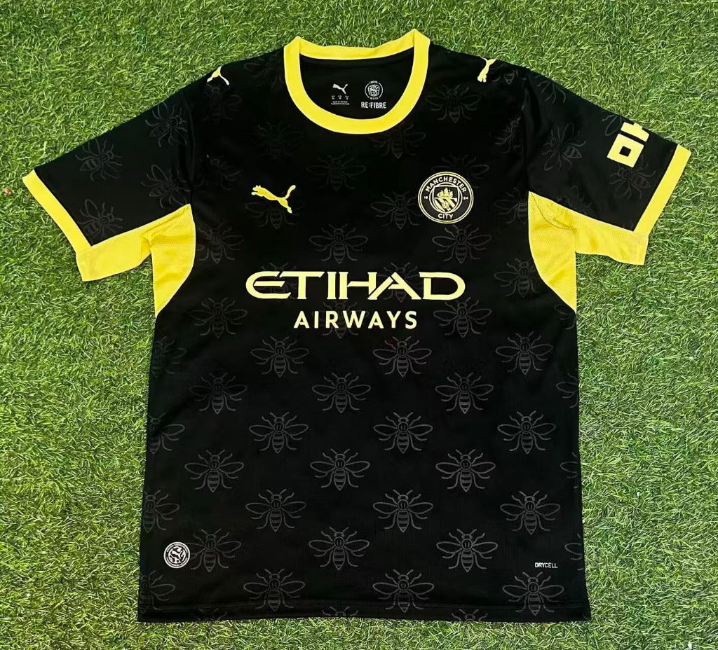 Manchester City 26/27 Black/Yellow Away Jersey