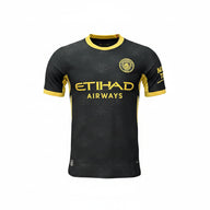 Manchester City 26/27 Black/Yellow Away Player Version Jersey