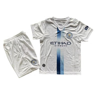 Manchester City 26/27 White/Blue 3rd Kids Jersey Set
