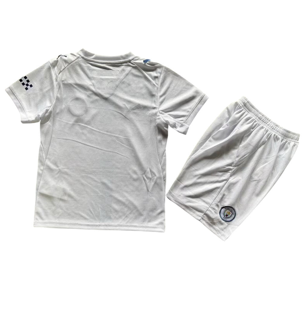 Manchester City 26/27 White/Blue 3rd Kids Jersey Set