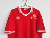 Manchester United 1977/78 Retro Red/White Home Jersey
