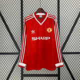 Manchester United 1986/88 Retro Home Long Sleeve Jersey