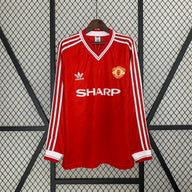 Manchester United 1986/88 Retro Home Long Sleeve Jersey