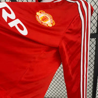 Manchester United 1986/88 Retro Home Long Sleeve Jersey