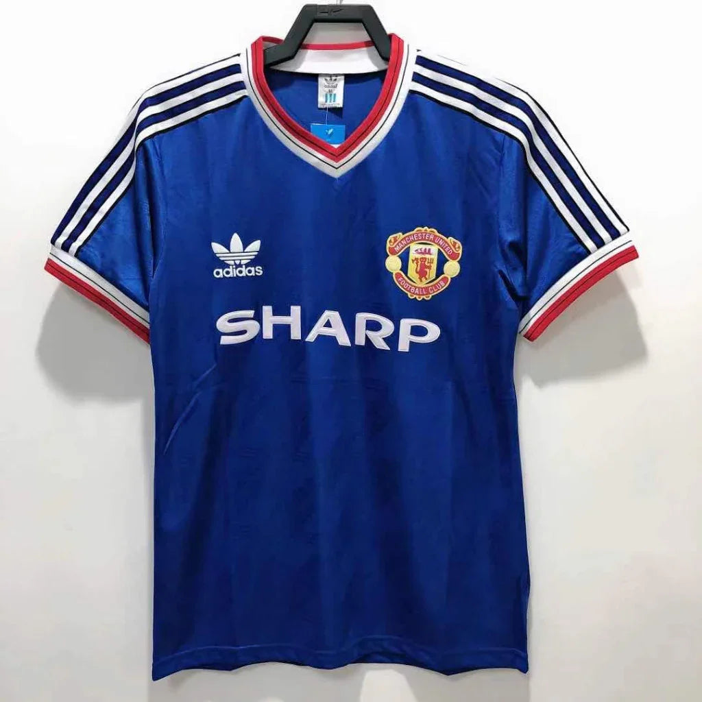 Manchester United 1986/88 Vintage Retro Second Away Game Jersey - Concept Kits