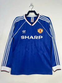 Manchester United 1988/90 Vintage Retro Second Away Long Sleeve Jersey - Concept Kits