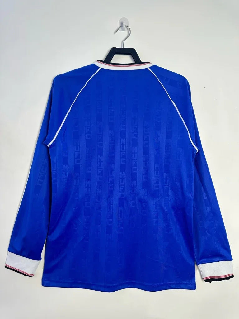 Manchester United 1988/90 Vintage Retro Second Away Long Sleeve Jersey - Concept Kits