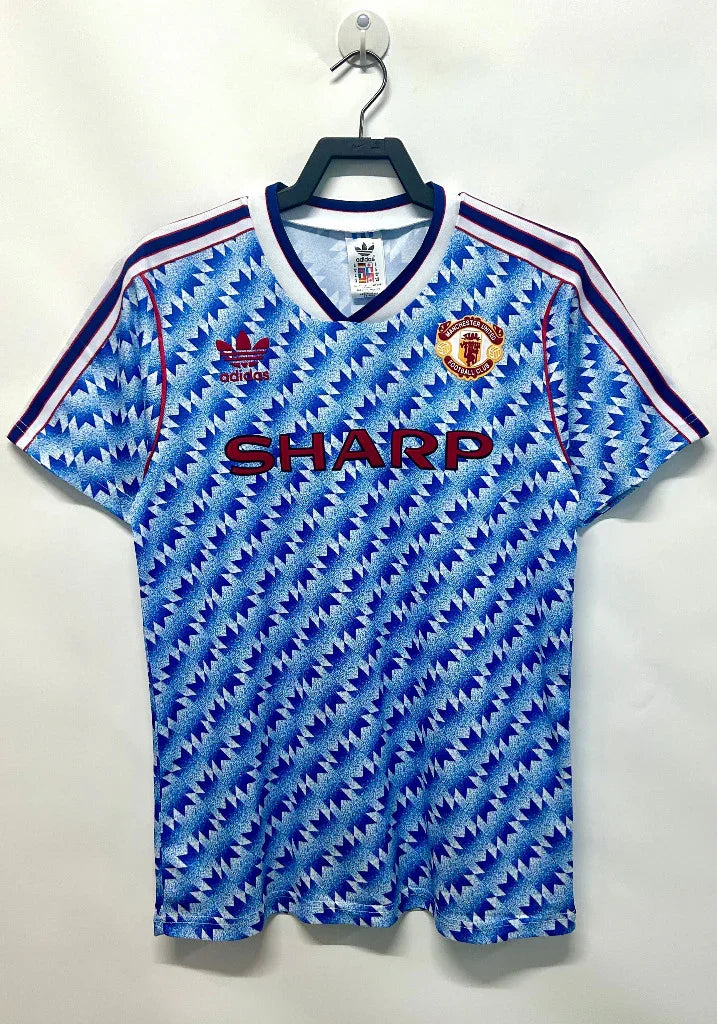 Manchester United 1990/92 Vintage Retro Away Jersey - Concept Kits