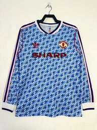Manchester United 1990/92 Vintage Retro Away Long Sleeves Jersey - Concept Kits