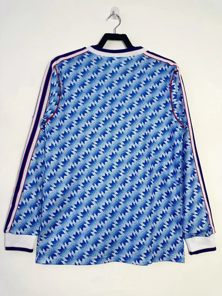 Manchester United 1990/92 Vintage Retro Away Long Sleeves Jersey - Concept Kits