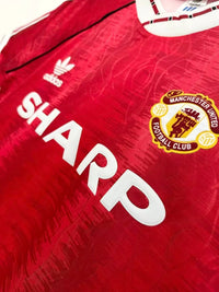 Manchester United 1990/92 Vintage Retro Home Jersey - Concept Kits
