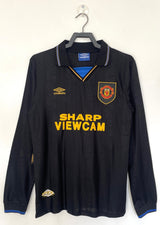 Manchester United 1993/94 Vintage Retro Black Away Jersey - Concept Kits
