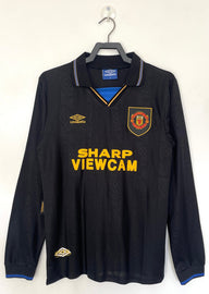 Manchester United 1993/94 Vintage Retro Black Away Jersey - Concept Kits
