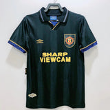 Manchester United 1993/94 Vintage Retro Black Away Jersey - Concept Kits