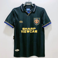 Manchester United 1993/94 Vintage Retro Black Away Jersey - Concept Kits