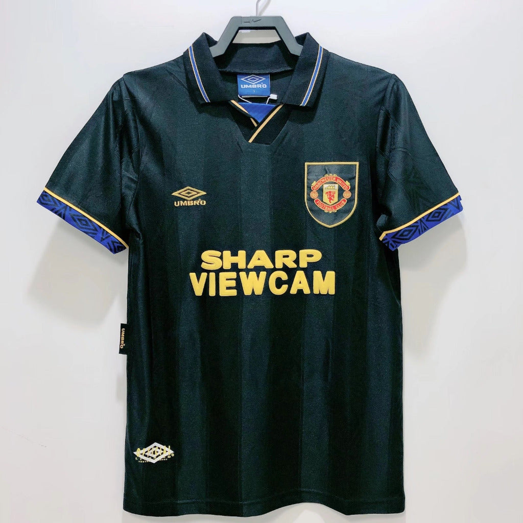 Manchester United 1993/94 Vintage Retro Black Away Jersey - Concept Kits