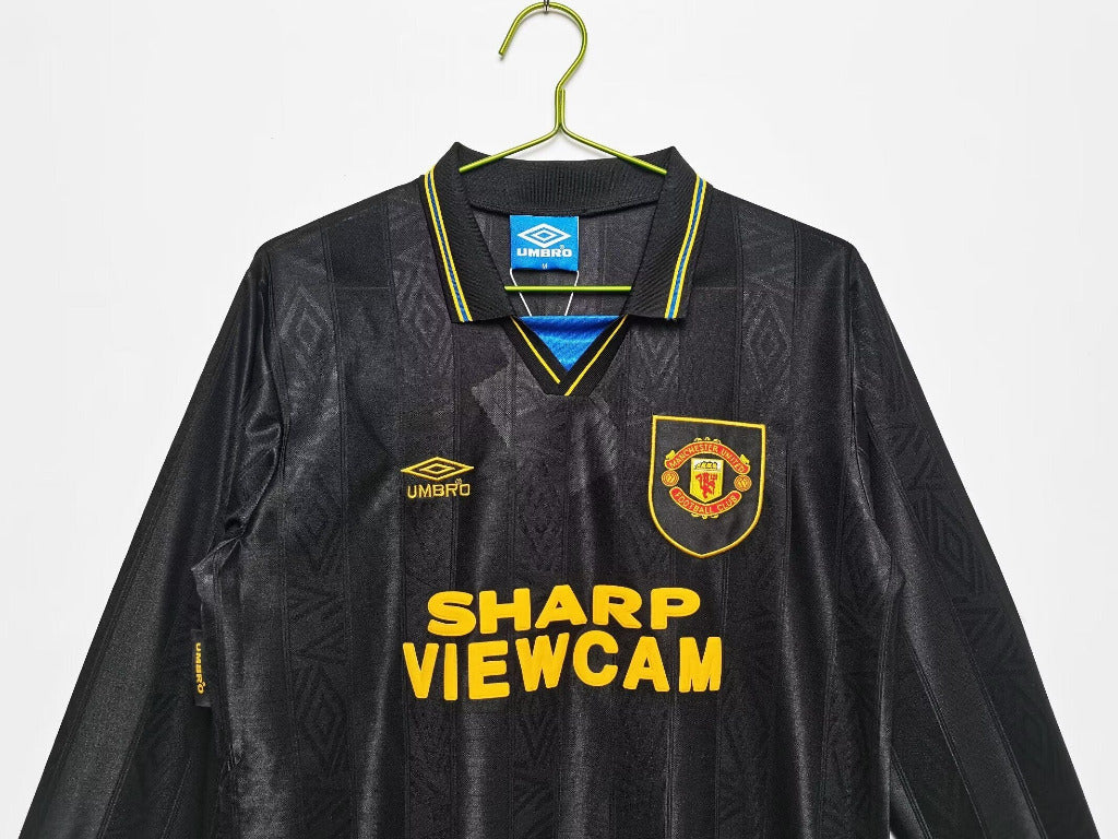 Manchester United 1993/94 Vintage Retro Black Away Jersey - Concept Kits