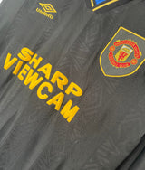 Manchester United 1993/94 Vintage Retro Black Away Jersey - Concept Kits