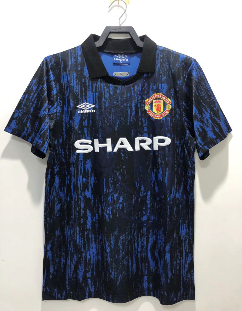 Manchester United 1993/94 Vintage Retro Black Jersey - Concept Kits