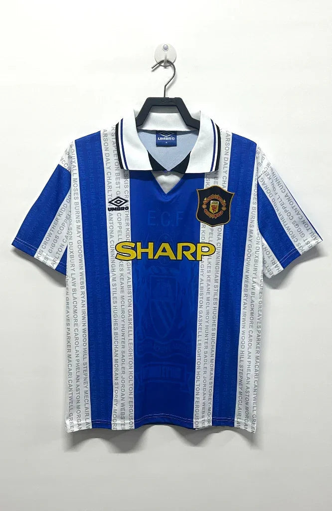 Manchester United 1994/96 Vintage Retro Second Away Game Jersey - Concept Kits