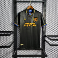 Manchester United 1994 Retro Black Away Jersey