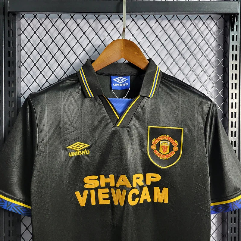 Manchester United 1994 Retro Black Away Jersey