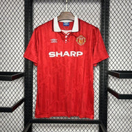 Manchester United 1994 Retro Red Home Jersey