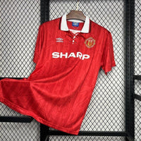 Manchester United 1994 Retro Red Home Jersey