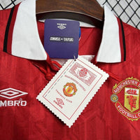 Manchester United 1994 Retro Red Home Jersey