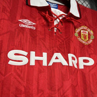 Manchester United 1994 Retro Red Home Jersey
