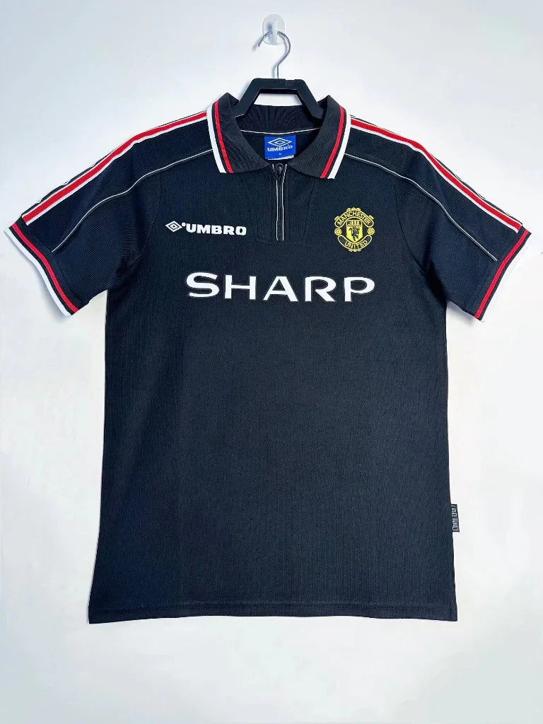 Manchester United 1998/99 Vintage Retro Black Jersey - Concept Kits