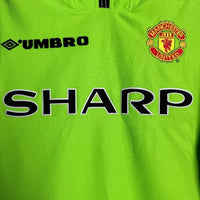 Manchester United 1998/99 Vintage Retro Green Goalkeeper Long Sleeves Jersey - Concept Kits