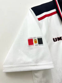 Manchester United 1998 Vintage Retro Away Jacquard Fabric Jersey - Concept Kits