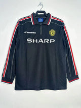 Manchester United 1998 Vintage Retro Black Long Sleeve Jersey - Concept Kits