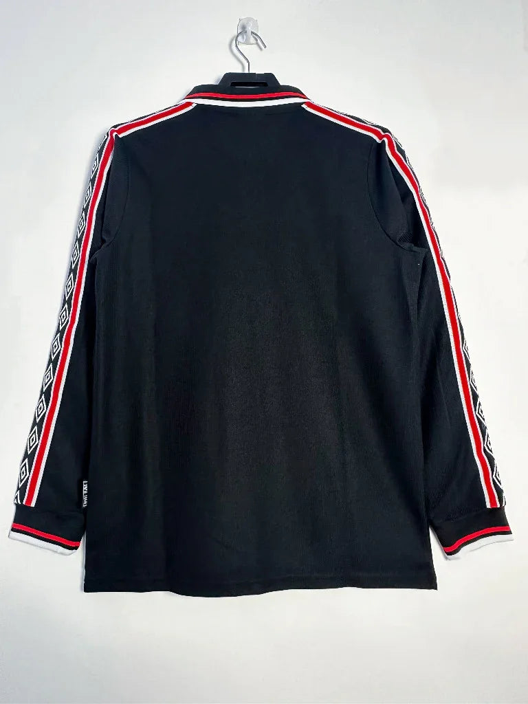 Manchester United 1998 Vintage Retro Black Long Sleeve Jersey - Concept Kits