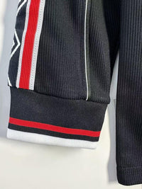 Manchester United 1998 Vintage Retro Black Long Sleeve Jersey - Concept Kits