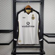 Manchester United 2001/02 Retro 100 Year Classic Edition Long Sleeves Jersey