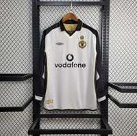 Manchester United 2001/02 Retro 100 Year Classic Edition Long Sleeves Jersey