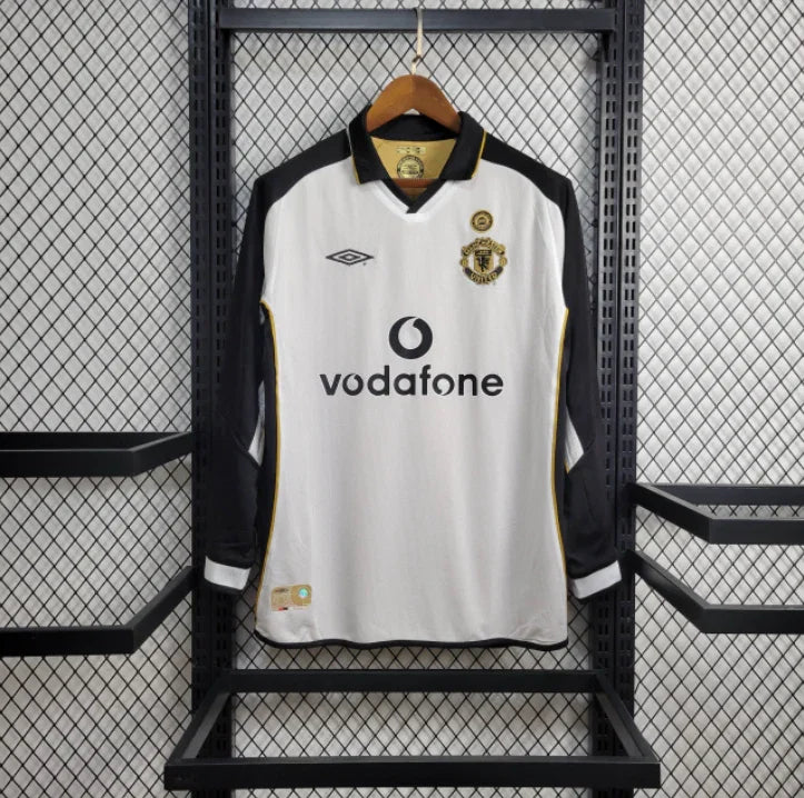 Manchester United 2001/02 Retro 100 Year Classic Edition Long Sleeves Jersey