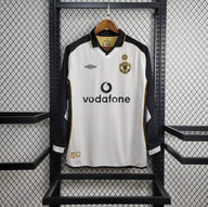 Manchester United 2001/02 Retro 100 Year Classic Edition Long Sleeves Jersey