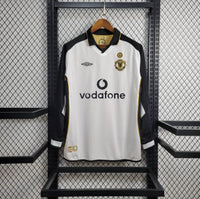 Manchester United 2001/02 Retro 100 Year Classic Edition Long Sleeves Jersey