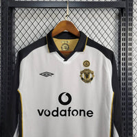 Manchester United 2001/02 Retro 100 Year Classic Edition Long Sleeves Jersey