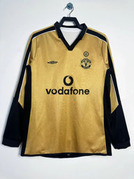Manchester United 2001/02 Retro Centenary Edition Double-Sided Long Sleeve Jersey - Concept Kits