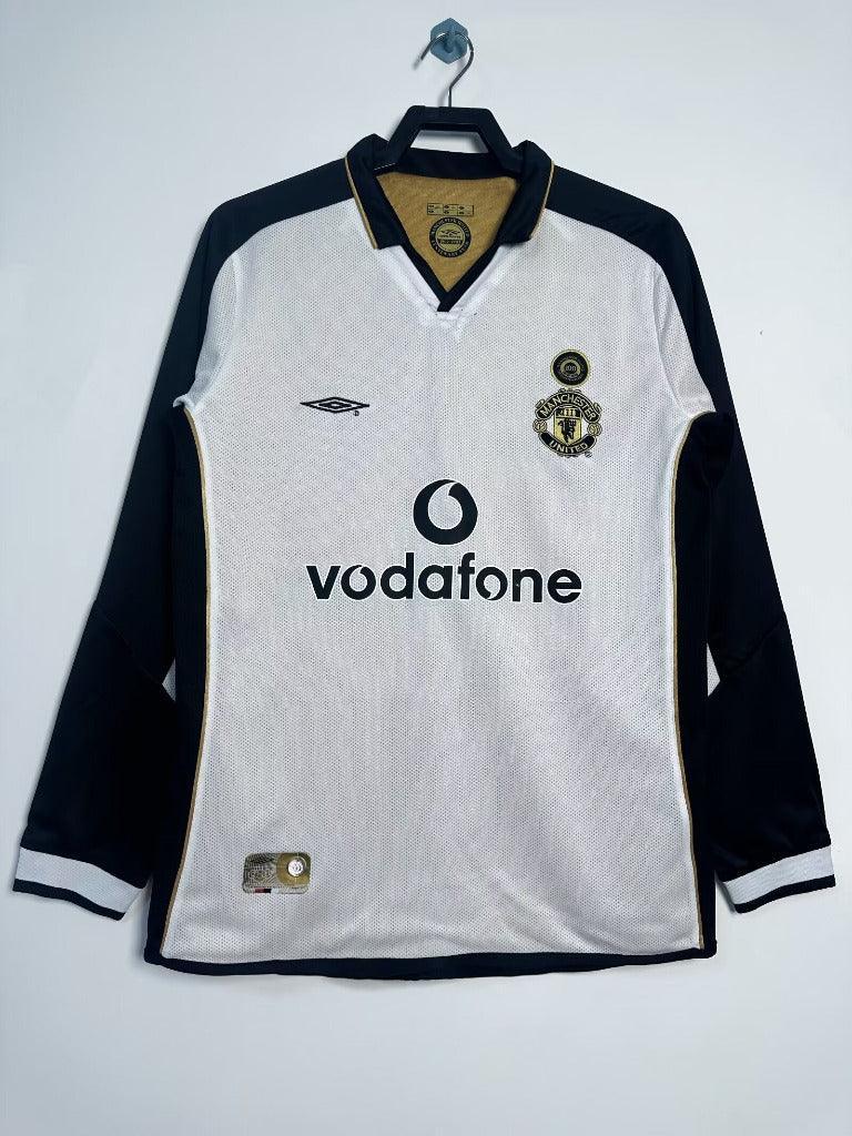Manchester United 2001/02 Retro Centenary Edition Double-Sided Long Sleeve Jersey - Concept Kits