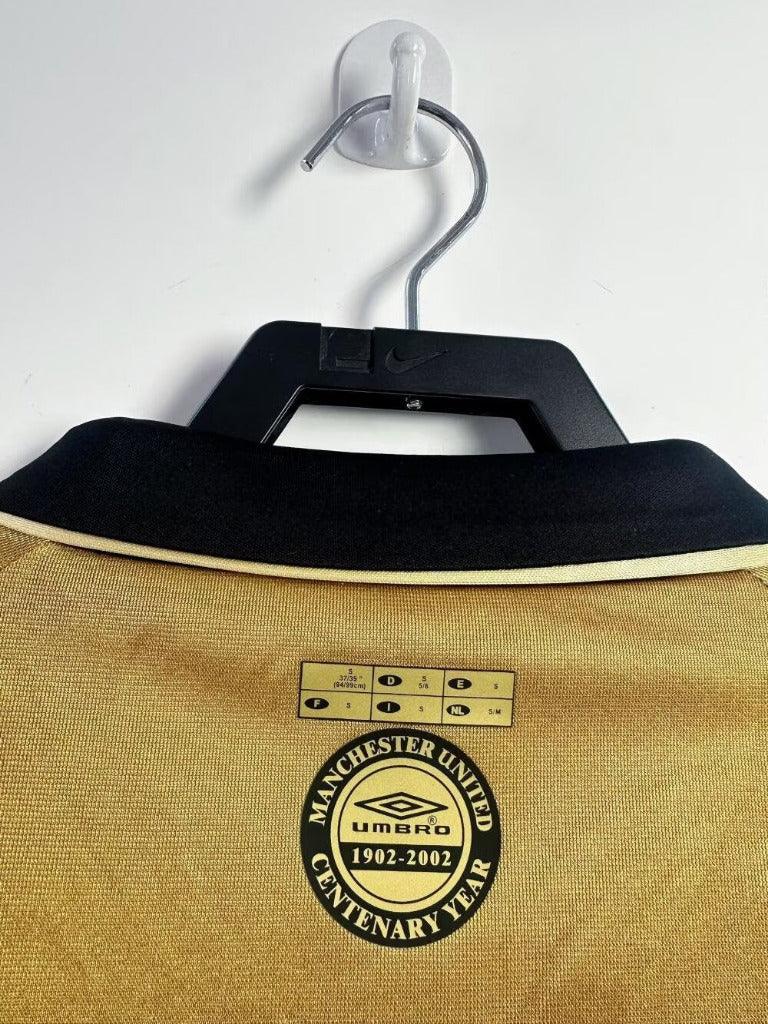 Manchester United 2001/02 Retro Centenary Edition Double-Sided Long Sleeve Jersey - Concept Kits