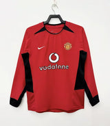 Manchester United 2002/04 Vintage Retro Home Long Sleeves Jersey - Concept Kits