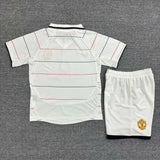 Manchester United 2003/05 Vintage Retro Away Kids Jersey Set