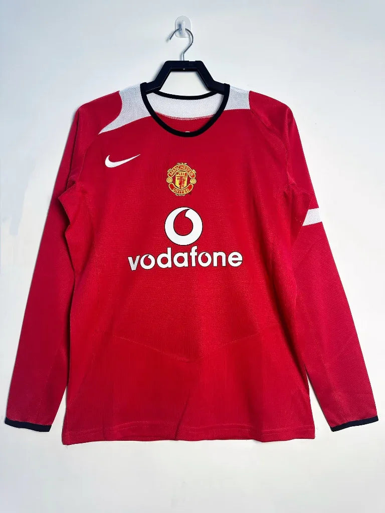Manchester United 2005/06 Vintage Retro Home Long Sleeve Jersey - Concept Kits