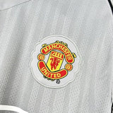 Manchester United 2007/08 Retro Light Grey Goalkeeper Long Sleeve Jersey